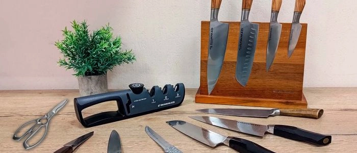 Как выбрать идеальные кухонные инструменты: ножи, ножницы, разделочные доски и точилку